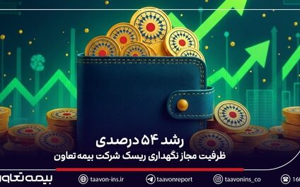 رشد ۵۴ درصدی ظرفیت مجاز نگهداری ریسک شرکت‌ بیمه تعاون
