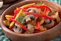 طرز تهیه خوراک مرغ و قارچ رژیمی
