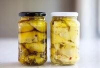 طرز تهیه خانگی ترشی خوشمزه کنگر
