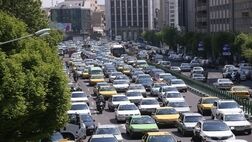 ترافیک سنگین در معابر و بزرگراه‌های تهران
