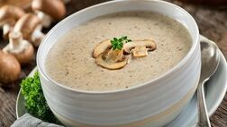 طرز تهیه سوپ شیر و خامه و قارچ 