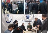 خدمت‌رسانی بی‌وقفه خادمان سرمد به زائران اربعین در مرز ایلام
