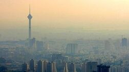 تهران همچنان در شرایط آلوده
