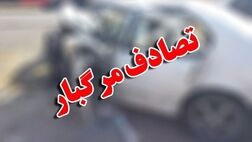 تصادف تیبا و کامیون ۵ کشته برجای گذاشت