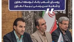 نشست هم اندیشی روسای ادارات وزارت تعاون، کار و رفاه اجتماعی، روسای شعب بانک توسعه تعاون و شعبه سرپرستی بیمه تعاون
