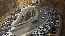  ترافیک سنگین در محور چالوس و آزادراه تهران-شمال 