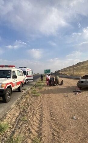 امدادرسانی به ۴ تصادف جاده‌ای در استان سمنان؛ ۲۲ نفر مصدوم شدند
